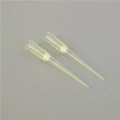 1250ul Przezroczyste niebieskie żółte sterylne końcówki pipet filtra