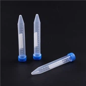 2021 OEM / ODM Plastikowe stożkowe okrągłe sterylne 15 ml 15 ml 2 ml probówki do mikrowirówki